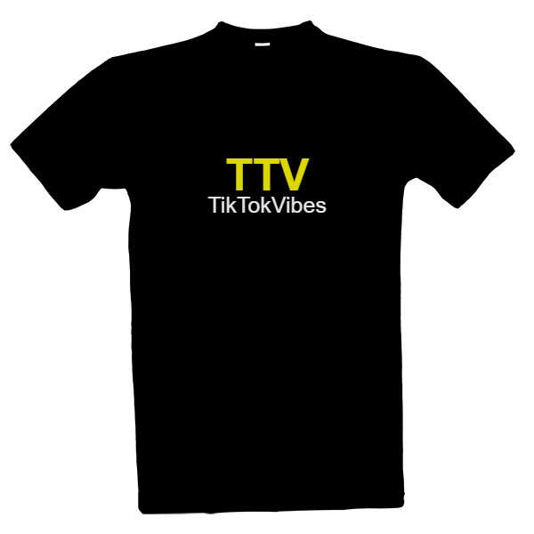 Tričko s potiskem TTV man black
